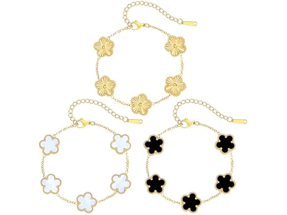 Myrnaist Clover Bracelet 3pcs