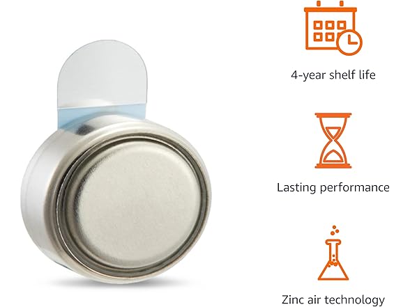 (60 PACK) Amazon Basics Hearing Aid Size 675 Zinc-Air Batteries