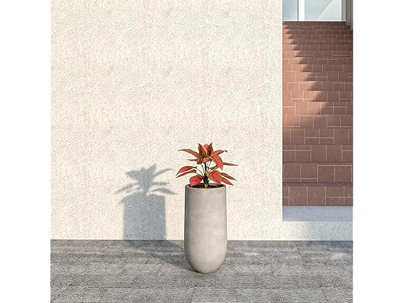 LeisureMod TP24DGR Topiary Planter Dark Grey