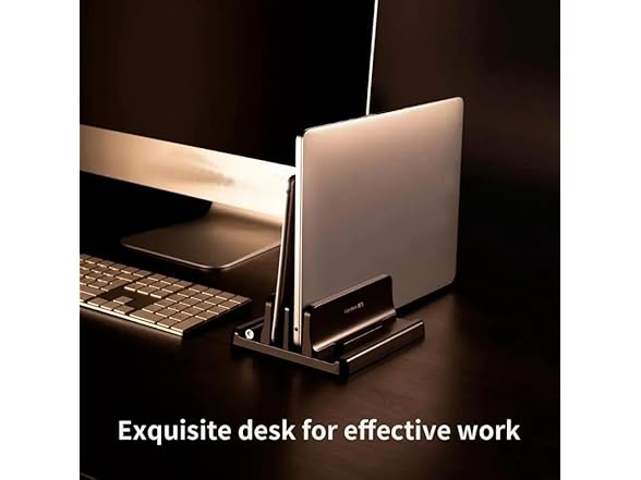 Fancial Vertical Laptop Stand, Adjustabl