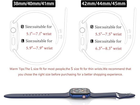 SEETEN Compatible with Apple Watch Band