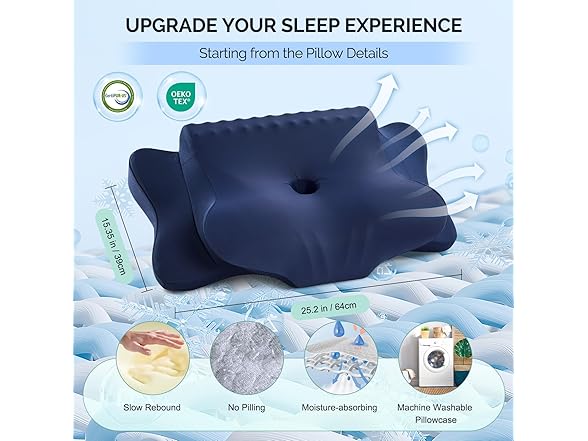 FAIORD Cervical Neck Pillow