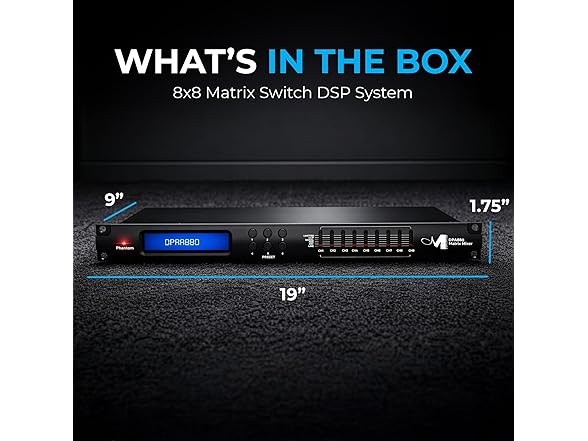 MARANI 8x8 Matrix Switch DSP System