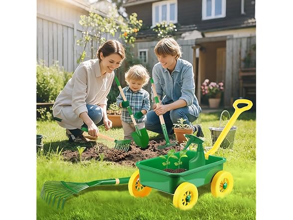 Duckura Kids Wheelbarrow Set