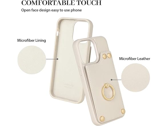 LAMEEKU Wallet Case with Card Holder