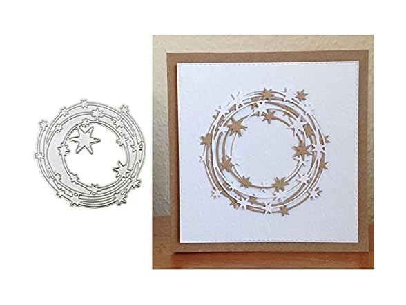 hinana Star Round Frame Metal Die Cuts