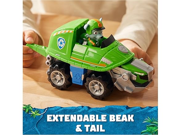 Jungle Pups, Rocky Snapping Turtle and Vehicle