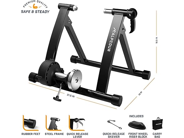 Alpcour Magnetic Bike Trainer Stand
