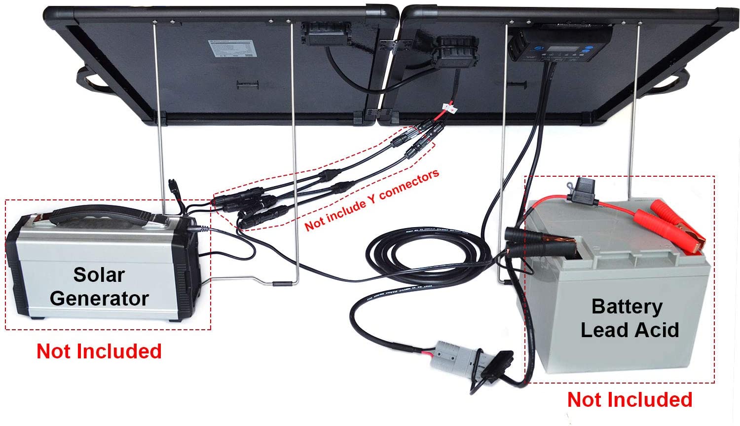 ACOPOWER 120W Portable Solar Panel Kit - Gallery 11