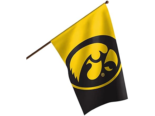 Iowa Hawks Flag 40x28 Vert