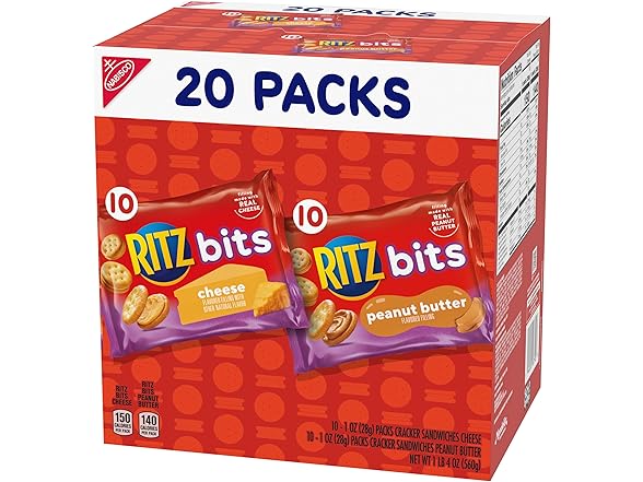 RITZ Bits Variety Pack 20ct
