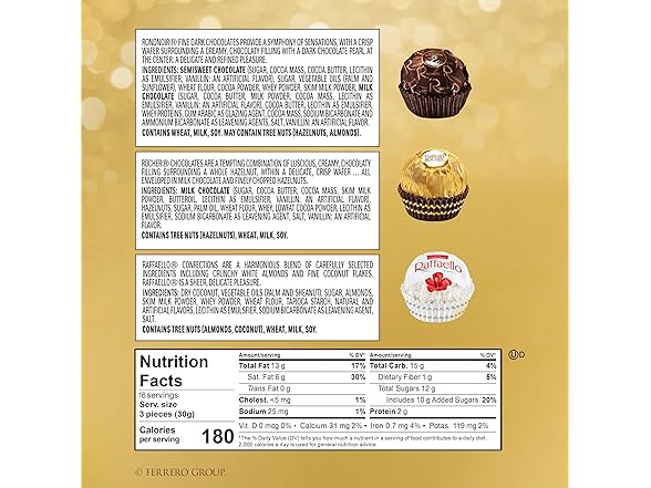 48CT Ferrero Collection, Premium Assorted, Hazelnut