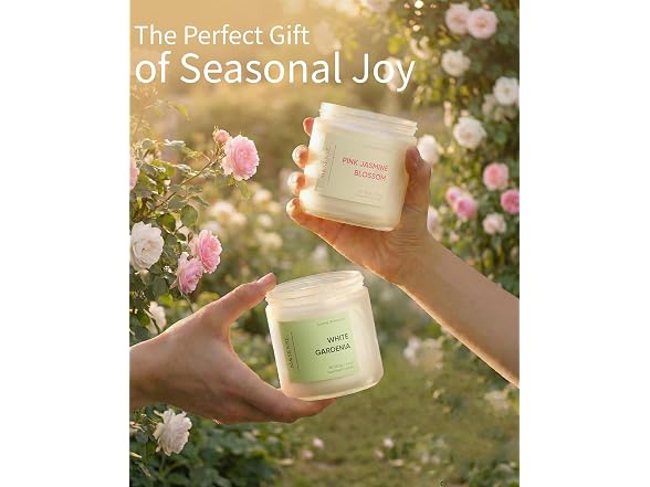 Scented Candle, 70-Hour Burn Time