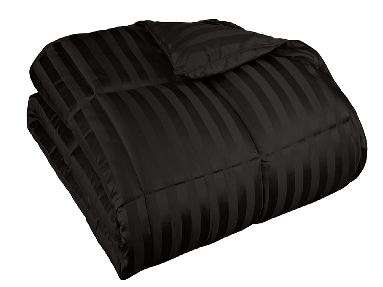 Down Alt Wide Stripe Comforter - Gallery 17