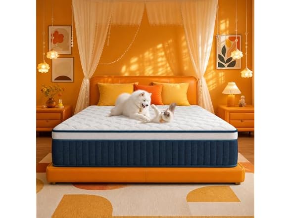 CorePillow 12 Inch Queen Hybrid Mattress
