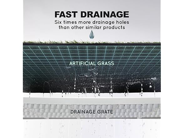 HQ4US 4LEGS Dog Grass Pad with Tray