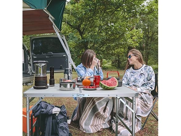 VILLEY Folding Camping Table 36''L x 23''W
