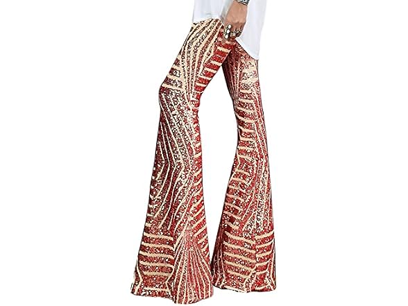 Blencot Women (M) Bell Bottoms High Wide Trousers