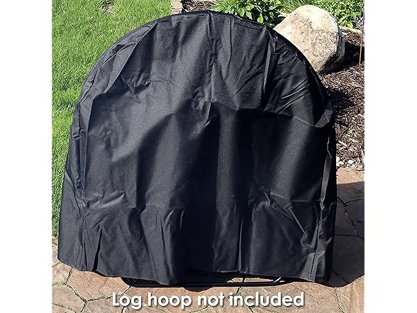 Sunnydaze Firewood Log Hoop Cover - Choose Size