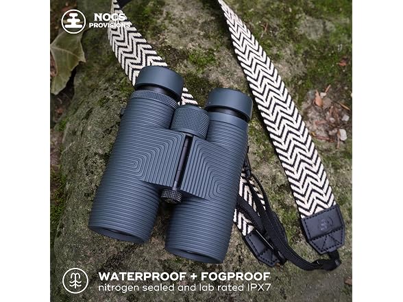 Nocs Provisions Pro Issue 10x42 Waterproof Binoculars, Hunting & Stargazing (Open Box)