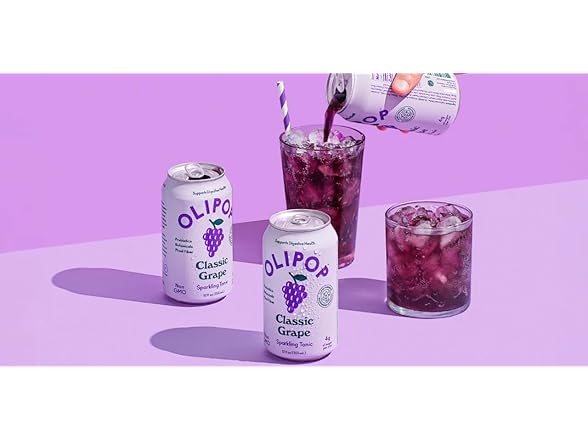 1CT OLIPOP Classic Grape Prebiotic Soda