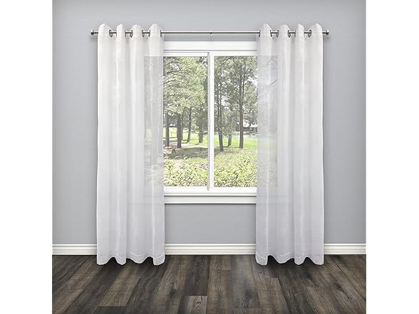 Decopolitan Fairbanks 26-48 Inch Curtain Rod, Pewter