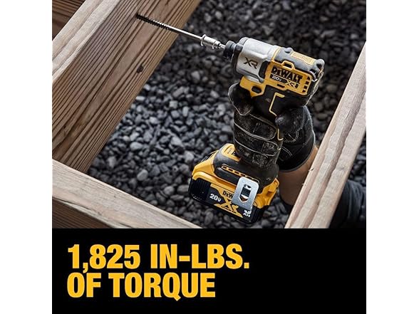 DEWALT DCF845P1 20V MAX Impact Driver, Battery & Charger