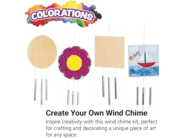 Colorations Colorations® Decorate Your Own Wooden Wind 