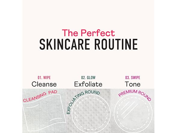 Swisspers Facial Cleansing Cotton Pads 3pk