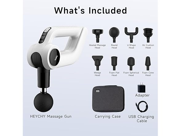 HEYCHY massage gun with heat