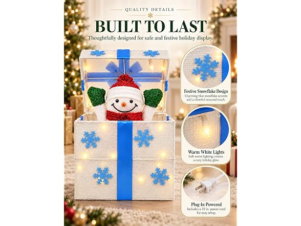 ENCMY Pop-Up Front Yard Gift Box Decoration
