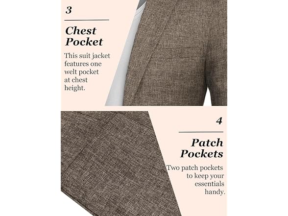 Coofandy Men (S) Blazer Casual Slim Sport Jacket