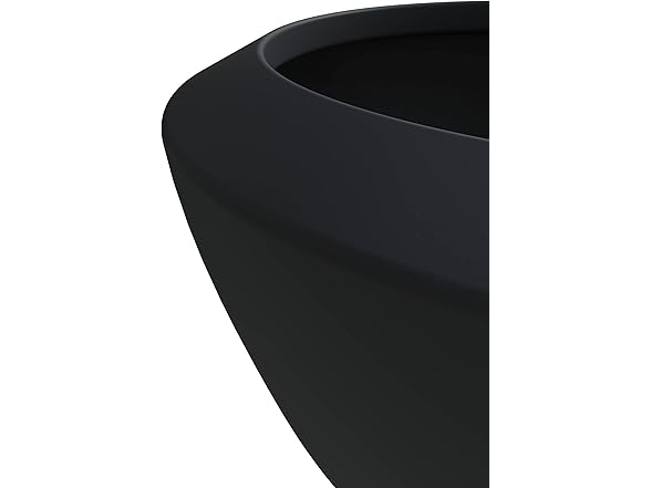 LeisureMod VP15BL Vessel Planter Black