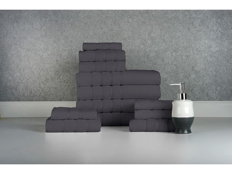 Bibb 12 Piece Egyptian Cotton Towel Set