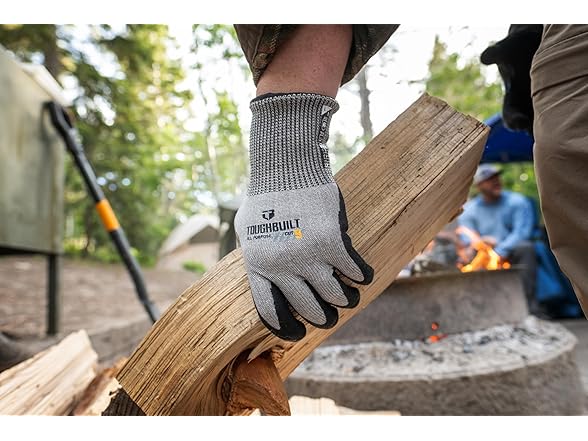 Toughbuilt TB-P2-112-5-L Nitrile Dipped Gloves