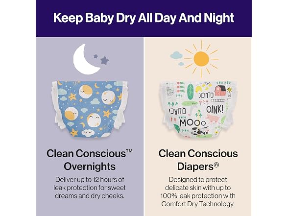 The | Honest Company Overnight 34 Count