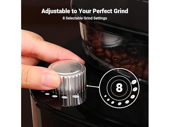 Gevi Coffee Maker with Built-in Grinder