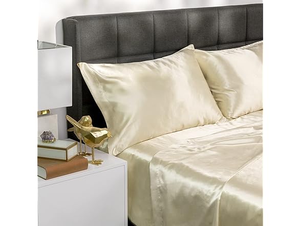 Baltic Linen Satin Luxury Queen Sheet Set