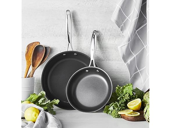 HENCKELS Clad Impulse 2-pc Nonstick Pan Set
