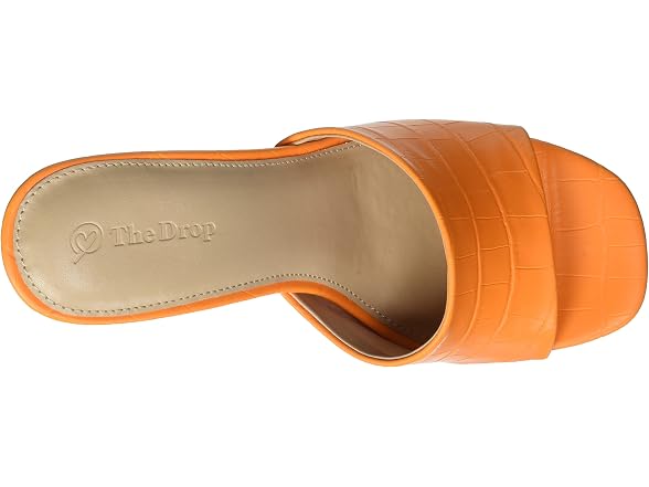 The Drop Women's Pattie High Block Heeled Mule Sandal
