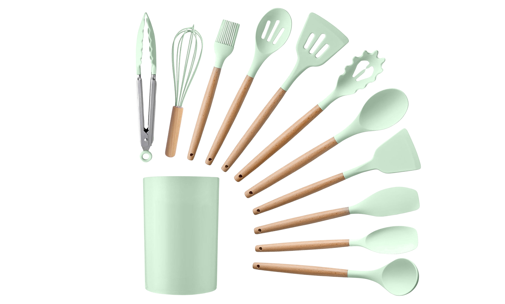 1947KITCHEN 12-Piece:Non-Slip Silicone Utensils Set - Gallery 5