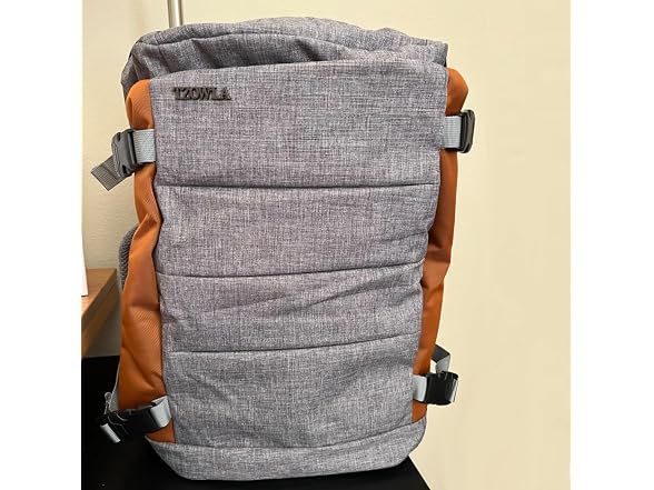 Tzowla Grey 40L 17.3" Travel Laptop Backpack