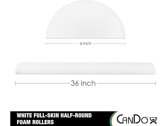 Cando Foam Roller 6" Width, 36" Length