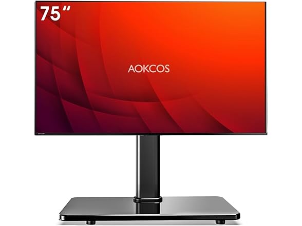 AOKCOS Swivel Universal TV Stand | 32-75"