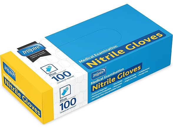 Inspire Nitrile Disposable Gloves