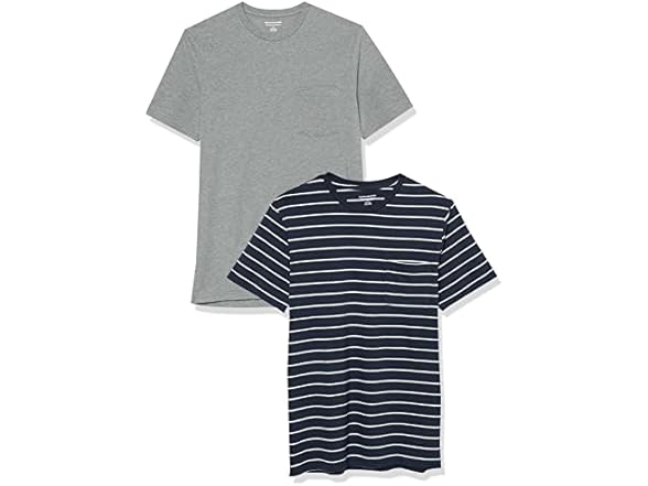 Amazon Essentials Men's T-Shirts, 2PK