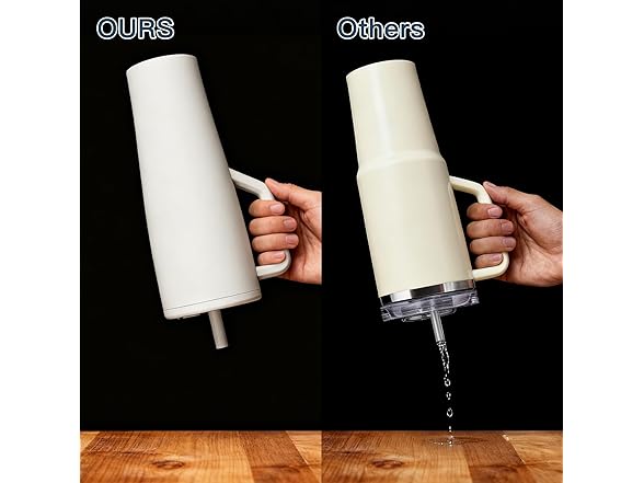 LOONLAI 40 Oz Insulated Water Bottle, Dune