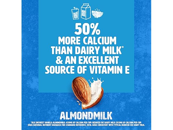 Silk Shelf-Stable Almondmilk, Unsweetened Vanilla, 1 qt.