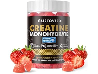 $8.99, Was $19.99, 55% Off! Nutravita Creatine Monohydrate Gummies dealfomo