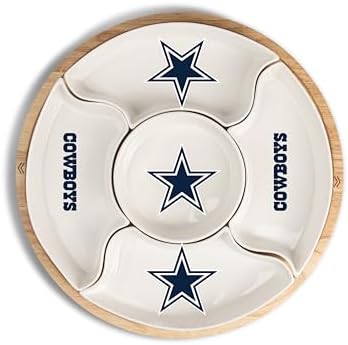 Memory Company NFL Wood Serving Compartment Tray